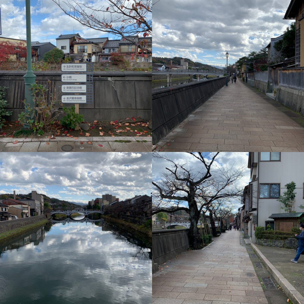 主計町→ひがし茶屋街の街並み